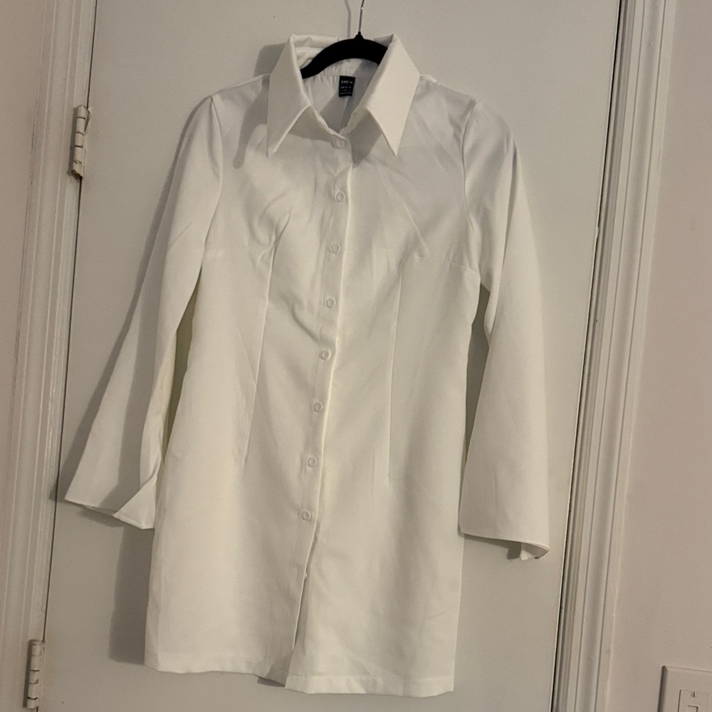 Cream Button-Up Coat